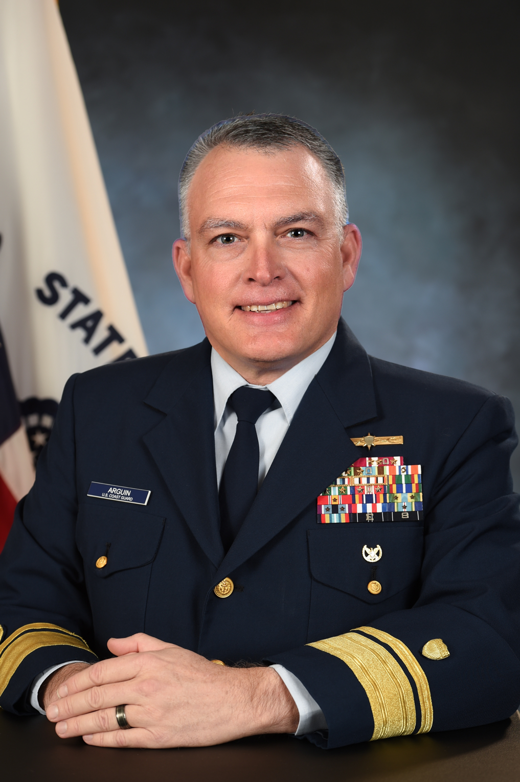 Official Portrait of Oceania District Rear Admiral Wayne Arguin